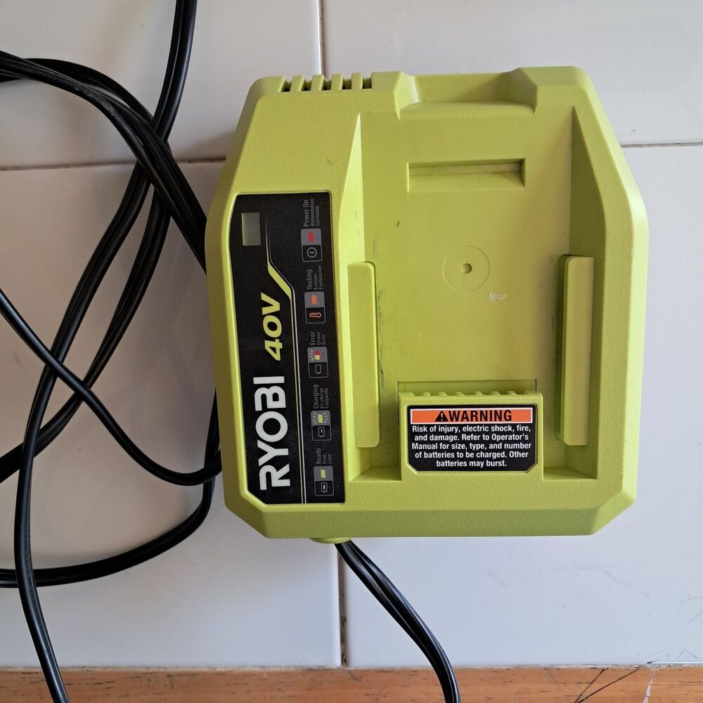 Ryobi 40V Lithium Ion Fast Battery Charger  Model OP408VNM